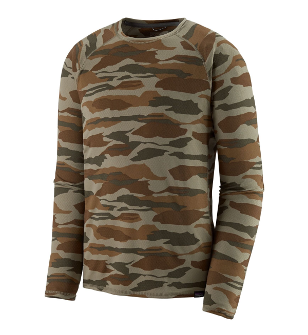 Patagonia Capilene Midweight Crew Bear Witness Camo Sage Khaki Patagonia Capilene Midweight Crew Bear Witness Camo Sage Khaki